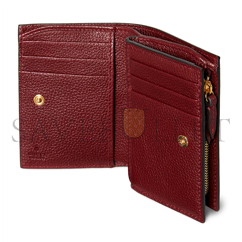 GUCCI BI-COLOR GG MARMONT SMALL WALLET ‎841360 (11.5*8.5*3cm)